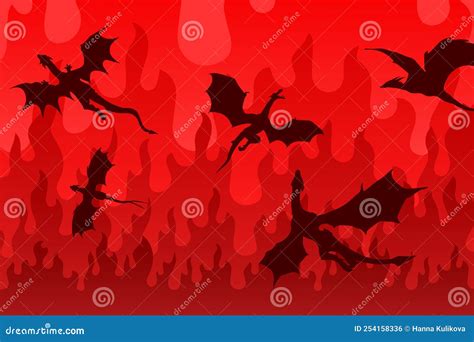 Black And Red Dragons Wallpaper