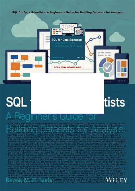 Image result for SQL for Data Scientists PDF