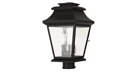 Livex Lighting 20238-04 Hathaway 3 Light Lantern Outdoor Post Light ...