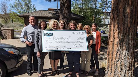 OnPoint Community Credit Union Donates $12,500 to the BendNEXT ...