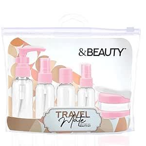 BEAUTY 7 Pcs Travel Kit For Portable Refillable Toiletry For Spray ...
