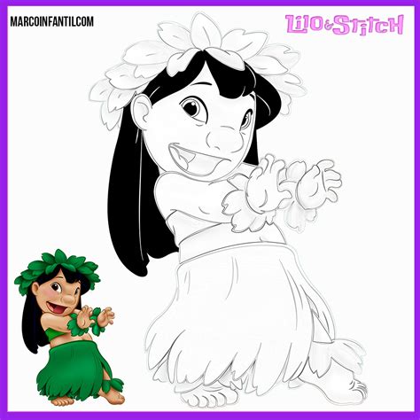 Dibujos de Lilo & Stitch 5 | Marcos Infantiles