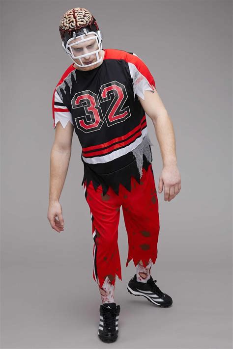 Zombie Football Player Costume for Men | Football player costume ...
