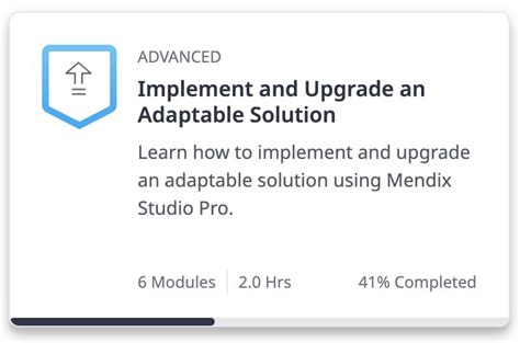 Mendix Learning Path 的图像结果
