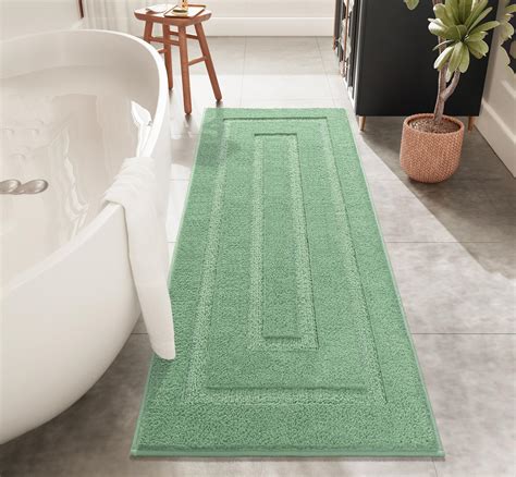 Amazon.com: HOMORE 24x60 Inch Bathroom Rug, TPR Backing Non Slip Long ...