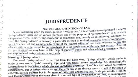 JURIS 1: Understanding the Nature and Definition of Law in ...
