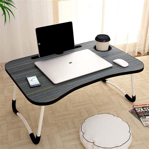 Buy LEF Foldable Bed Study Table Portable Multifunction Laptop Table ...