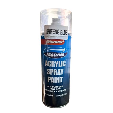 Pioneer Acrylic Spray Paint 400ml (220g) Shifeng Blue Pack of 1 ...