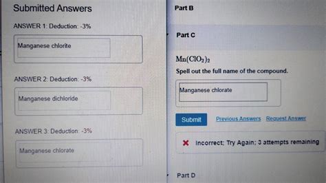 Solved Mn(ClO2)2 Spell out the full name of the compound. | Chegg.com