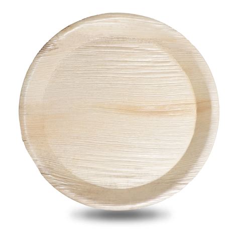 9" / 23 cm Round Disposable Bamboo Plates – Eco Leaf Products
