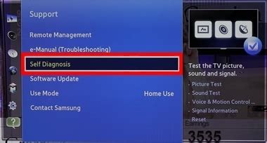 Television: Check the Signal Quality | Samsung India