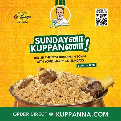 Menu at Junior Kuppanna - Marina Mall, Chennai, Navallur