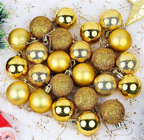 Buy Zest 4 Toyz Pack of 24 Christmas Tree Decoration Balls Hanging ...