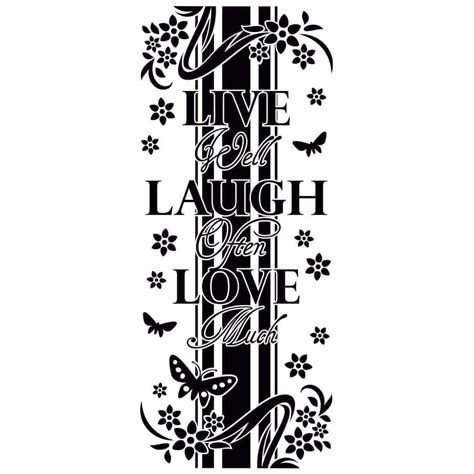 Banner Live Laugh Love Wall sticker | wall-art.com