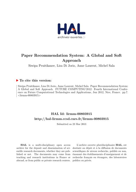 Image result for Paper Recommendation System