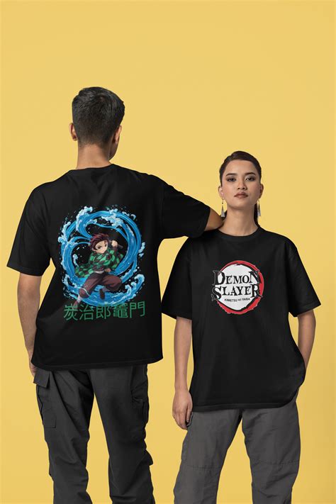 Tanjiro- Demon Slayer Anime Oversized T-shirt – The Divine Store