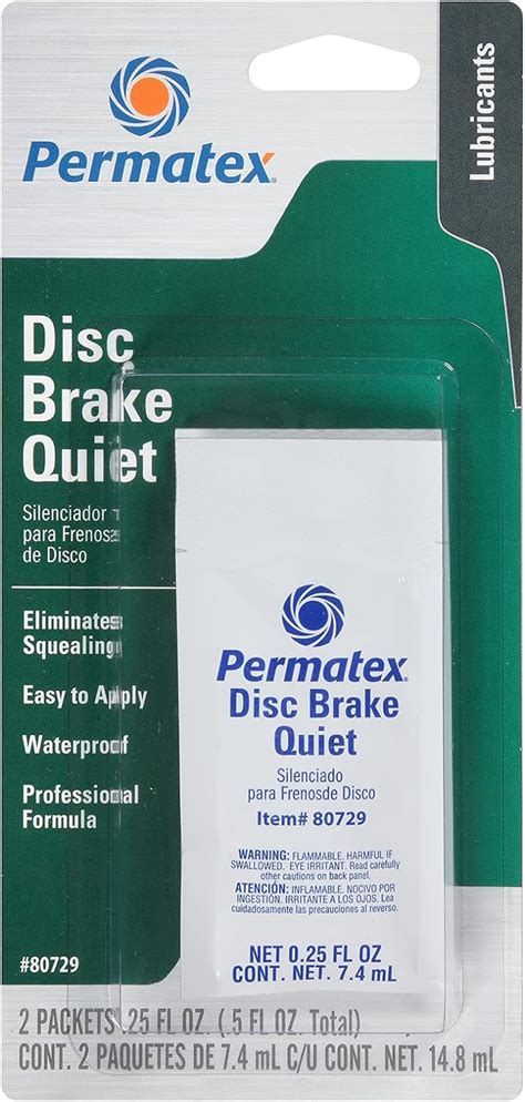 Permatex Disc Brake Quiet, White, 2 Pouches India | Ubuy