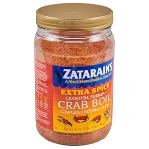 Zatarain's Extra Spicy Crawfish, Shrimp & Crab Boil Seasoning, 63 oz ...