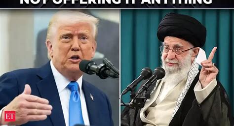 'Not offering Iran anything': Trump snubs nuclear talks with Tehran ...