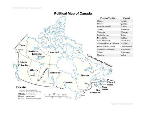 Provinces and Territories of Canada - Coloring Page | Free Printables for Kids