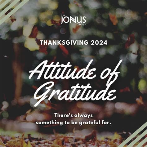 The Jonus Group on LinkedIn: #thejonusgroup #attitudeofgratitude # ...