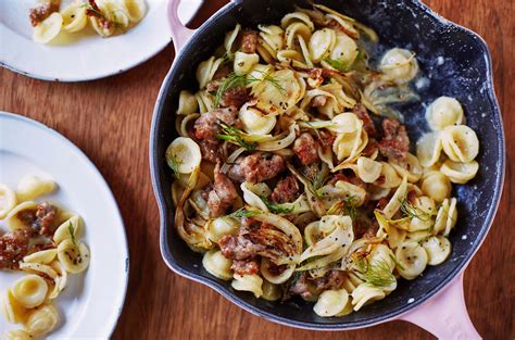 Recipe: Orecchiette with Caramelized Fennel and Spicy Sausage | Recipe ...