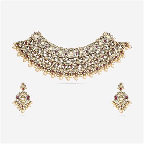 Royal Kundan Necklace | Traditional Long Kundan Necklace Set