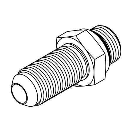 Tompkins Hydraulic Fitting-Steel06MJ-06MB BH STR 2709-06-06 | Zoro