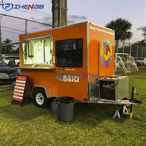 Mobile Food Snack Ice Cream Vending Cart - Full Kitchen Equipment