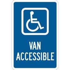 Van Accessible Sign | Brady | BradyIndia.co.in