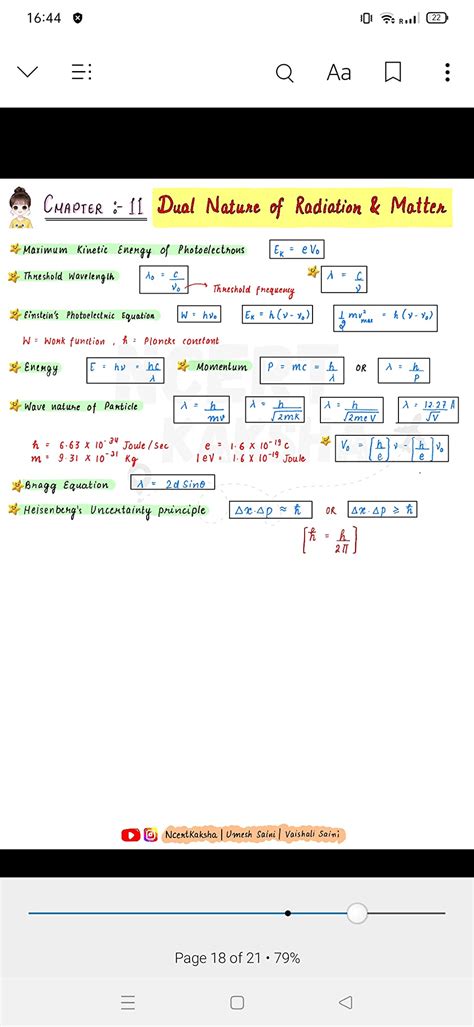 Class 12 Physics Formula Sheet / Chart / Book: Physics Formula sheet ...