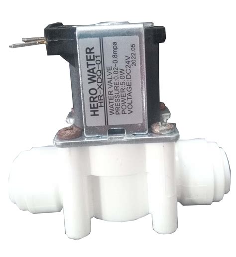 Solenoid Valve 24 Volt 3/8 Inch Inlet/Outlet Quick Fit Type for 25 LPH ...