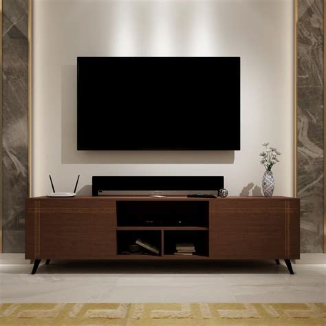 ESTANTERIA Engineered Wood TV Unit (2 Doors & 6 Selves) |TV Cabinet ...
