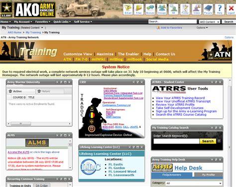 Award-winning "My Training Tab" helps makeU.S. Army training resources ...