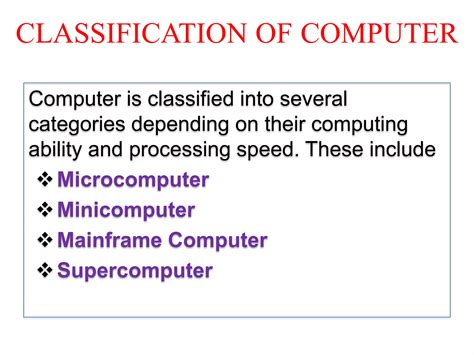 Image result for Types of Computer PowerPoint Presentation