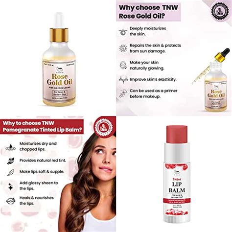 Buy TNW-THE NATURAL WASH SKIN & LIP CARE COMBO WITH ROSE GOLD OIL ...
