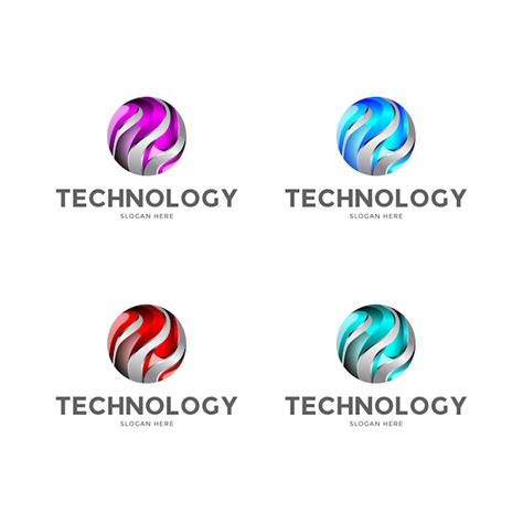 Technology 3D Logo 的图像结果