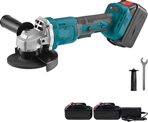 HELLARO 21V Brushless Cordless Angle Grinder 115mm with 4.0Ah Li-ion ...