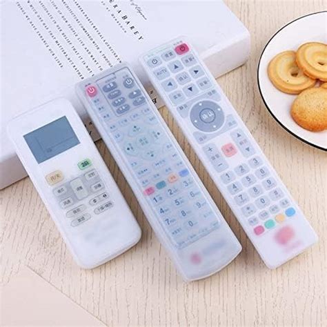 Buy Natvar Creation Transparent Silicone TV Remote Cover & AC Control ...