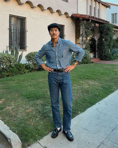 Pin by leyna burel on Brenan | Denim outfit men, Loafers men outfit ...