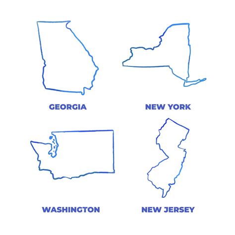 Image result for State Map Outline