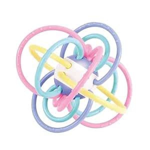 Buy Styxon Baby Sensory Teether Ball - Soft Rattle Rings for Grasping ...