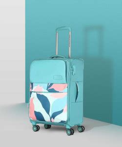 AMERICAN TOURISTER Capella MD 79CM Travel bag ice blue Expandable Check ...