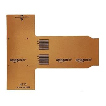 Natcorp Amazon Branded NT12 Corrugated Box, Brown (Pack of 50) : Amazon ...