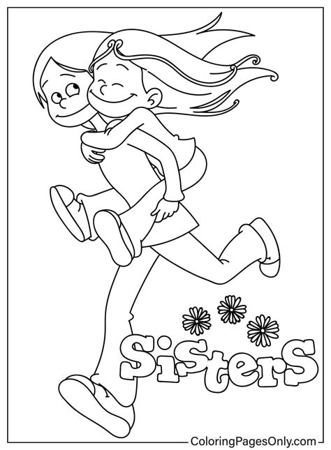 40+ Sisters Day Coloring Pages - Free Printable PDF & Online Coloring