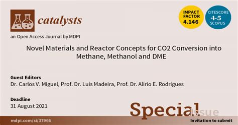 Catalysts | Special Issue : Novel Materials and Reactor Concepts for ...