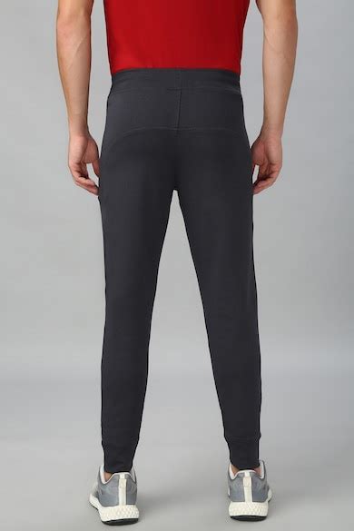 Buy Men Slate Solid Casual Jogger Online - 39735411 | Van Heusen