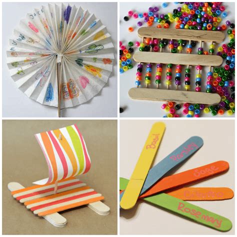 Craft Ideas Using Popsicle Sticks 的图像结果