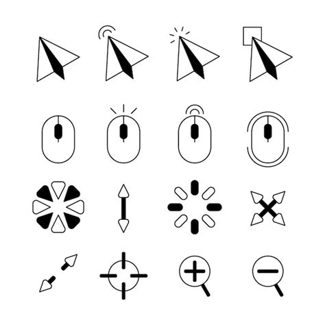 Mouse Cursor Designs 的图像结果