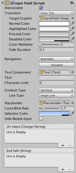 Image result for Input Field Unity Tutorial